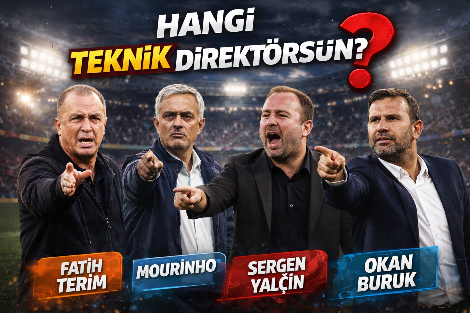 Hangi Süper Lig Teknik Direktörüsün? - QuizBol Testi