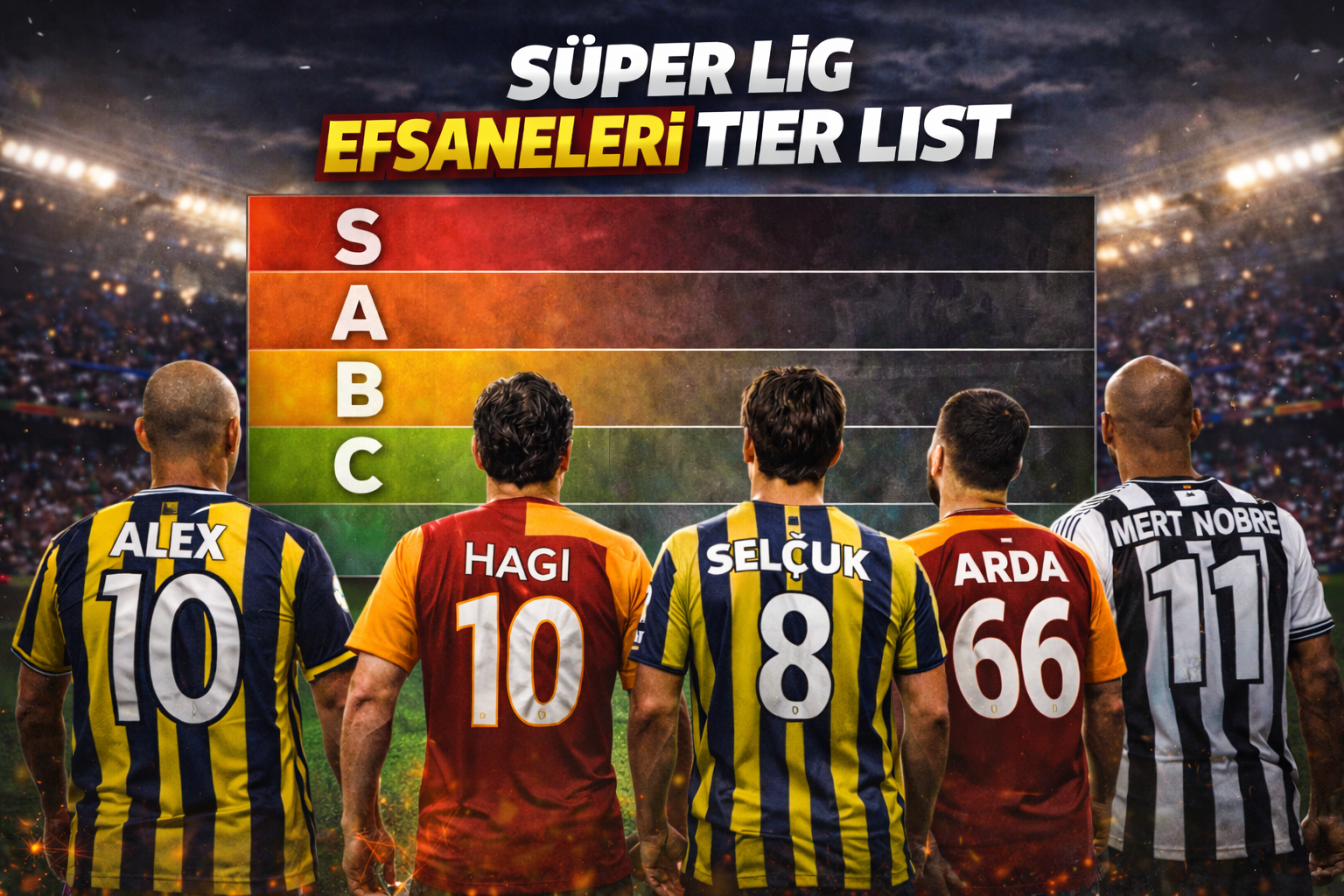 Süper Lig Efsaneleri Tier List - QuizBol Testi