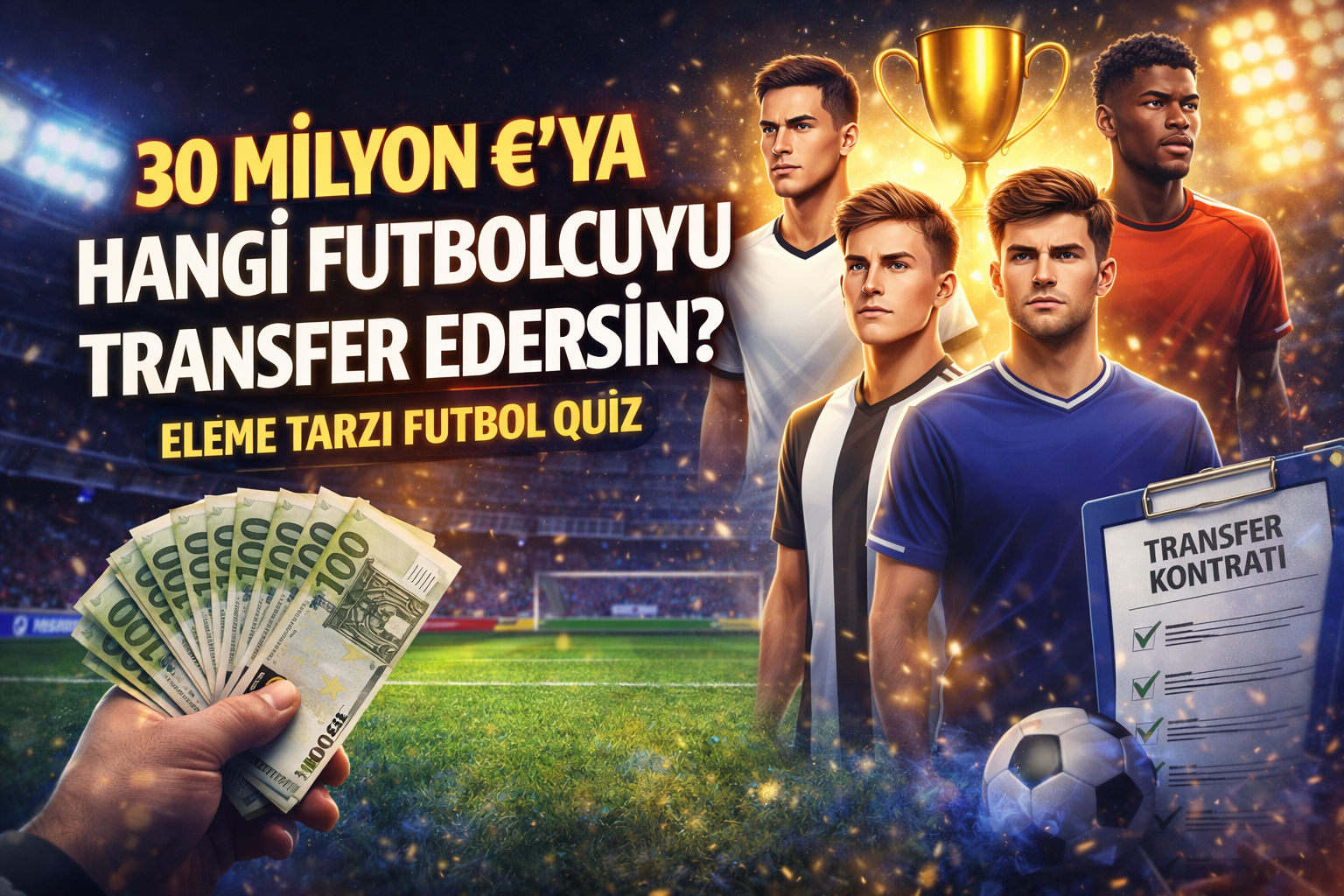 30M€ Bütçen Var: Hangi Yıldızı Seçersin? (Transfer Quiz) - QuizBol Testi